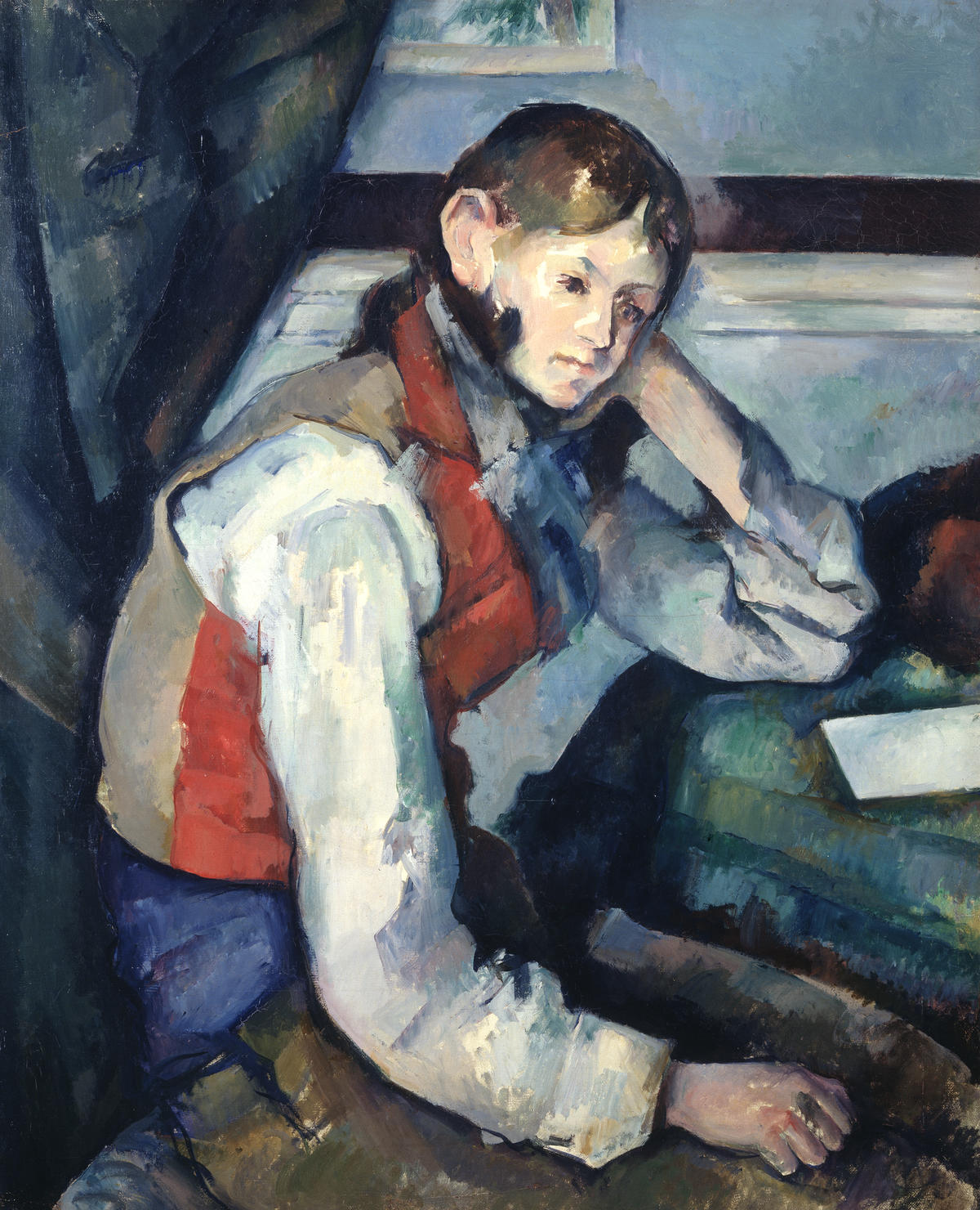 Der Knabe Mit Der Roten Weste · Paul Cézanne · Stiftung Sammlung E G Bührle