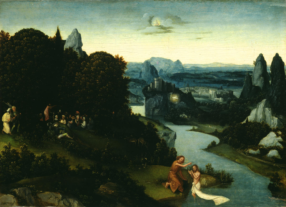 Baptism of Christ and Sermon of St. John · Joachim Patinir ...